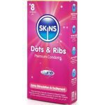 SKINS - DOTS & RIBS PREMIUM CONDOMS PACK 8 - Image 2