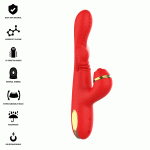 INTENSE - KATY MULTIFUNCTION CLITORIS STIMULATOR 4 INTERCHANGEABLE HEADS RED - Image 2