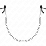 KINK - FLAT CHAIN NIPPLE CLAMPS SILVER 34 CM