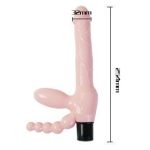 BAILE - TPR ROPELESS HARNESS WITH VIBRATION AND ANAL STIMULATION 25.4 CM - Image 2