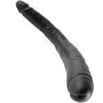 KING COCK SLIM DOUBLE DILDO BLACK 40.6 CM - Image 2