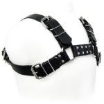 LEATHER BODY - BLACK BULL DOG HARNESS - Image 2