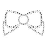 BIJOUX - MIMI BOW SILVER NIPPLE COVERS