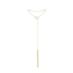 BIJOUX - MAGNIFIQUE METAL NECKLACE WITH GOLDEN FRINGES - Image 2