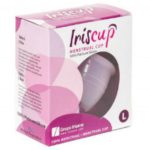 IRISCUP - LARGE PINK MONTH CUP + FREE STERILIZER BAG - Image 2