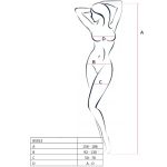 PASSION - WOMAN BS013 BLACK BODYSTOCKING ONE SIZE - Image 2