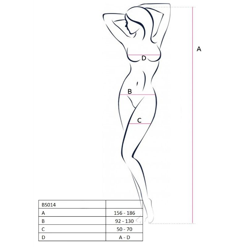 img_63397_42257c5318f8c8e46e1fe427ac1e2894_1 PASSION - WOMAN BS014 WHITE BODYSTOCKING ONE SIZE - Image 2