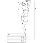 PASSION - WOMAN BS027 BODYSTOCKING RED DRESS STYLE ONE SIZE - Image 2