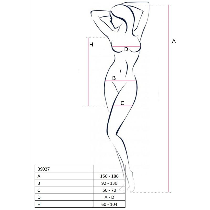 img_63468_2827a874d9d03db5c678b131d1777176_1 PASSION - WOMAN BS027 BODYSTOCKING RED DRESS STYLE ONE SIZE - Image 2