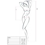 PASSION - WOMAN BS035 WHITE BODYSTOCKING ONE SIZE - Image 2