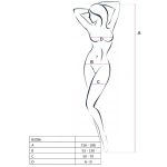 PASSION - WOMAN BS036 WHITE BODYSTOCKING ONE SIZE - Image 2