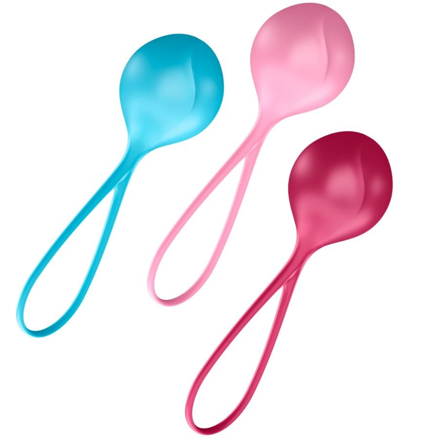 img_67290_34f39681926c2f271f6aefa54f014ffb_1 SATISFYER - LOVEBALLS TRAINING SET 3 - Image 1