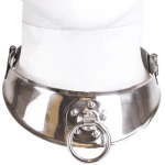 METAL HARD - RESTRAINT COLLAR WITH RING