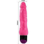 BAILE - COLORFUL SEX REALISTIC VIBRATOR PINK 24 CM - Image 2