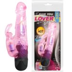BAILE - GIVE YOU LOVER VIBRATOR WITH PINK RABBIT - Image 2