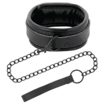 DARKNESS - BLACK NECKLACE WITH CHAIN - Image 2