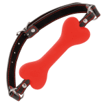 DARKNESS - RED BONE SILICONE GAG - Image 2