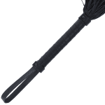 DARKNESS - BLACK BONDAGE WHIP 42CM LEATHER - Image 2