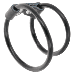 DARKNESS - DOUBLE FLEXIBLE PENIS RING - Image 2