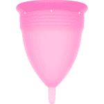 STERCUP - FDA SILICONE MENSTRUAL CUP PINK - SIZE L - Image 2