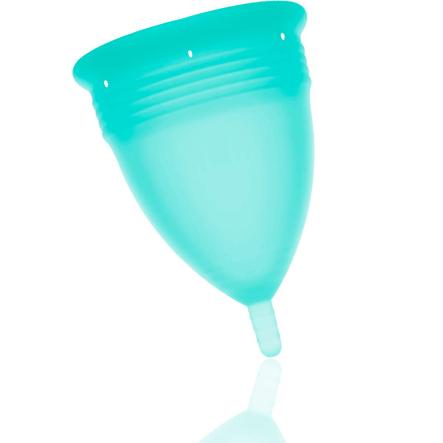 img_80192_ad71669ecd043f9b5593e855832e6c61_1 STERCUP - FDA SILICONE MENSTRUAL CUP AQUAMARINE - SIZE S - Image 2