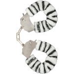 TOYJOY - FURRY FUN CUFFS BONDAGE ZEBRA