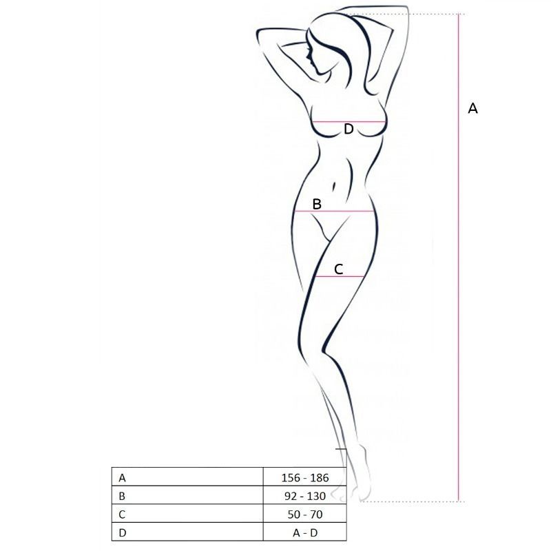 img_83087_d1bba25a7fdfeef8d864f741dee2f165_1 PASSION - WOMAN BS057 RED BODYSTOCKING ONE SIZE - Image 2