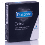 PASANTE - EXTRA CONDOM EXTRA THICK 3 UNITS