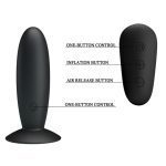 MR PLAY - ANAL PLUG WITH VIBRATION BLACK REMOTE CONTROL - Image 2