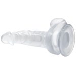 BAILE - REALISTIC DILDO WITH SUCTION CUP AND TESTICLES 16.7 CM TRANSPARENT - Image 2