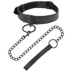 DARKNESS - BLACK NECKLACE WITH CHAIN - Image 2