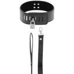 DARKNESS - BDSM COLLAR WITH BLACK LOCK - Image 2
