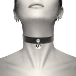 COQUETTE CHIC DESIRE - VEGAN LEATHER NECKLACE WOMAN RATTLE ACCESSORY - Image 2