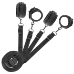 FETISH SUBMISSIVE - SET OF HANDCUFFS AND TIES WITH NOPRENE LINING - Image 2