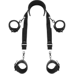FETISH SUBMISSIVE - MASTER POSITION WITH 4 NOPRENE-LINED HANDCUFFS - Image 2