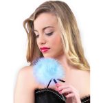 SECRETPLAY - LIGHT BLUE MARABOU DUSTER - Image 2