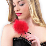 SECRETPLAY - RED MARABOU DUSTER - Image 2