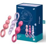 SATISFYER - ANAL PLUGS SET 3 PCS TRICOLOR - Image 2